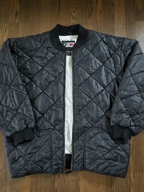 Vintage Southpole Zip-Up Puffer Jacket diamond quilted thermal lined - Mens XL